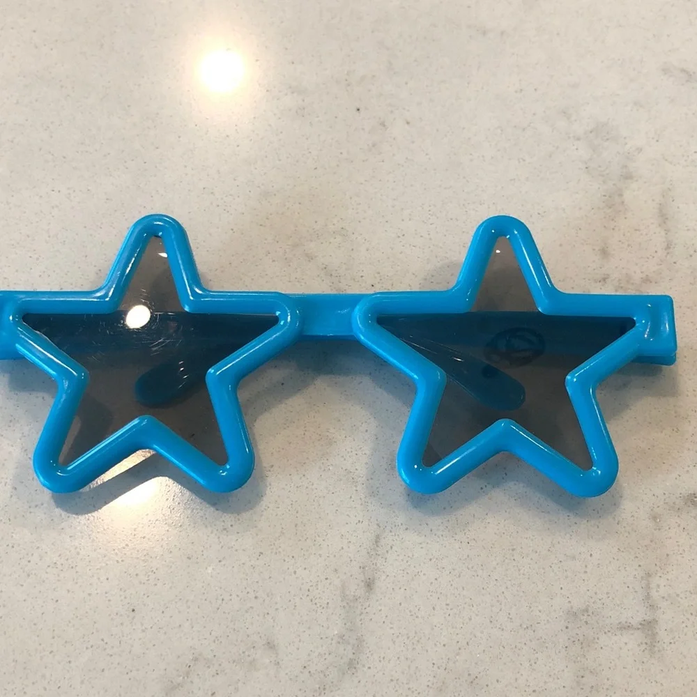 Star-Shaped Blue Sunglasses